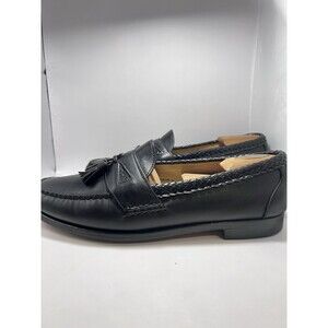 Allen Edmonds Maxfield Mens Size 11.5 EEE 3E Tassel Loafers Black Leather 47711